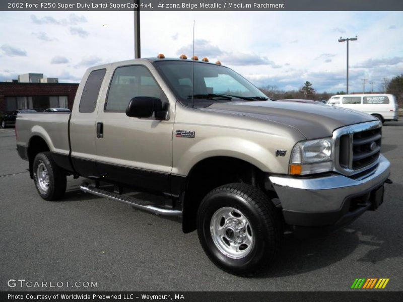  2002 F250 Super Duty Lariat SuperCab 4x4 Arizona Beige Metallic
