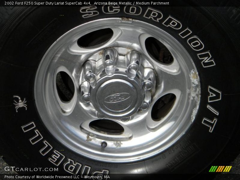  2002 F250 Super Duty Lariat SuperCab 4x4 Wheel