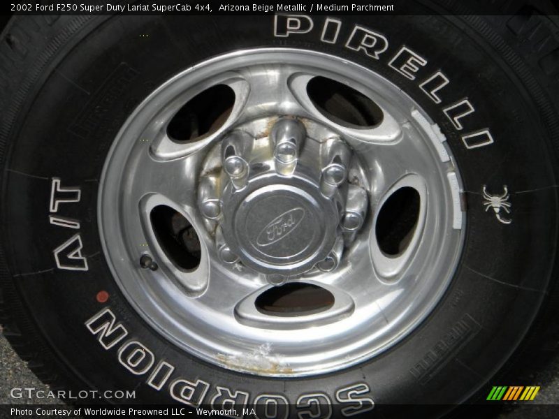  2002 F250 Super Duty Lariat SuperCab 4x4 Wheel