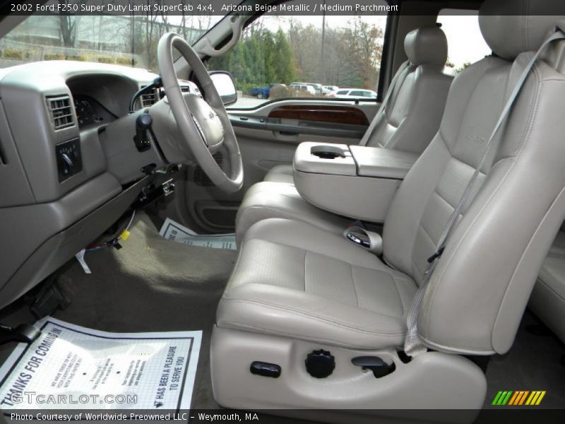  2002 F250 Super Duty Lariat SuperCab 4x4 Medium Parchment Interior