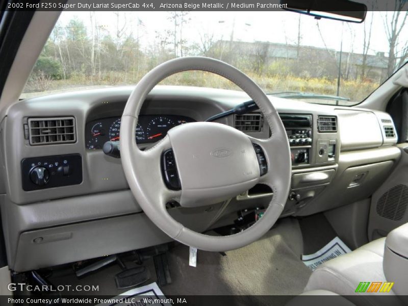  2002 F250 Super Duty Lariat SuperCab 4x4 Medium Parchment Interior