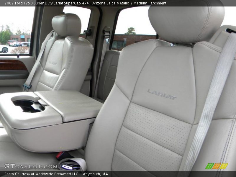  2002 F250 Super Duty Lariat SuperCab 4x4 Medium Parchment Interior