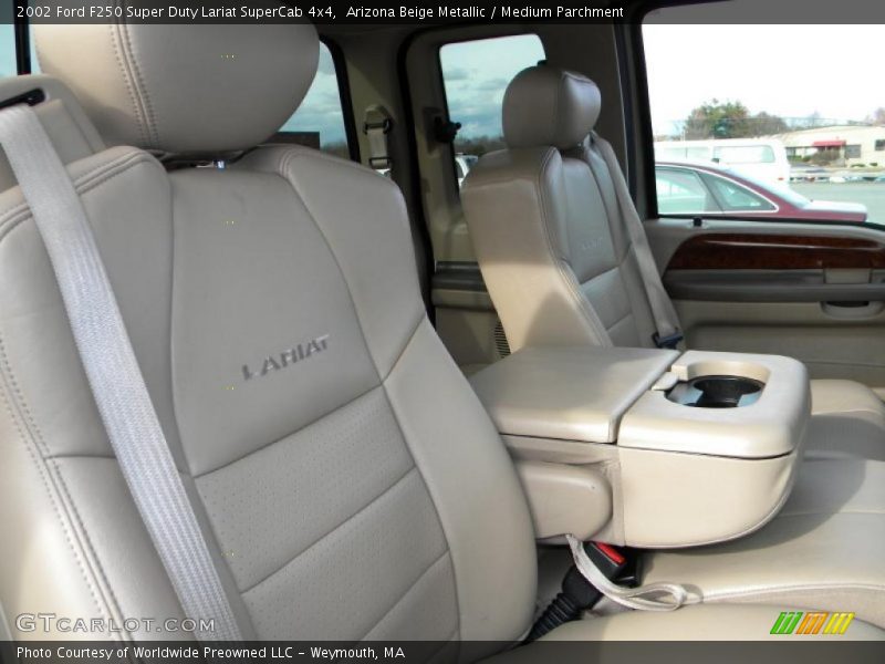 2002 F250 Super Duty Lariat SuperCab 4x4 Medium Parchment Interior