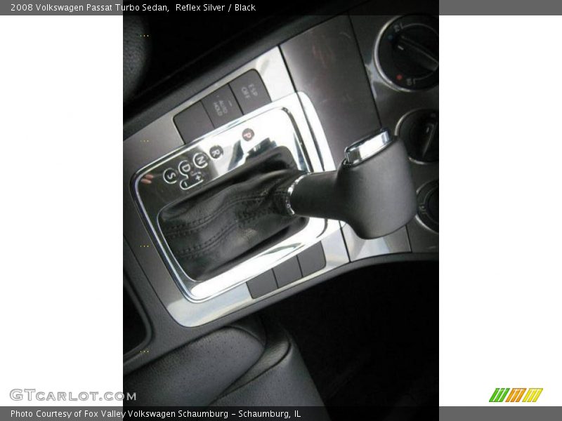 Reflex Silver / Black 2008 Volkswagen Passat Turbo Sedan