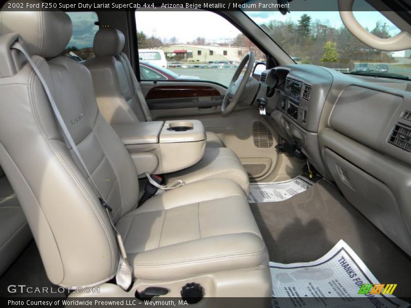  2002 F250 Super Duty Lariat SuperCab 4x4 Medium Parchment Interior