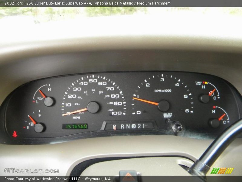  2002 F250 Super Duty Lariat SuperCab 4x4 Lariat SuperCab 4x4 Gauges