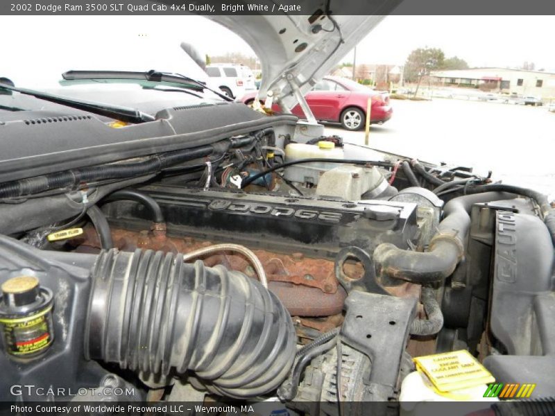  2002 Ram 3500 SLT Quad Cab 4x4 Dually Engine - 5.9 Liter Cummins OHV 24-Valve Turbo-Diesel Inline 6 Cylinder