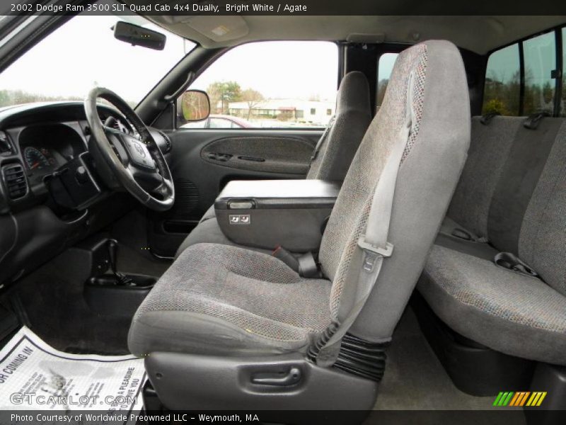  2002 Ram 3500 SLT Quad Cab 4x4 Dually Agate Interior