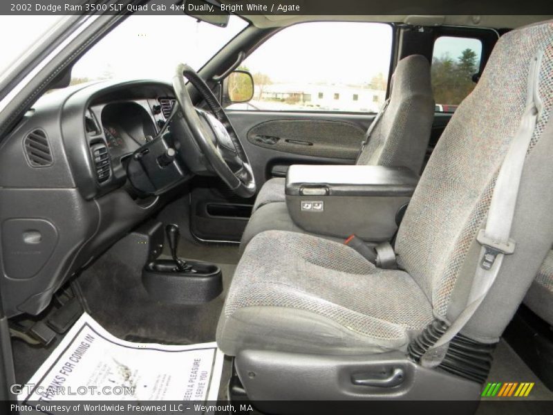  2002 Ram 3500 SLT Quad Cab 4x4 Dually Agate Interior