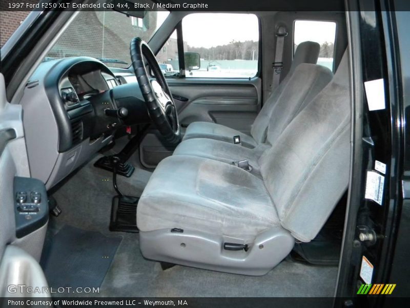  1997 F250 XLT Extended Cab 4x4 Medium Graphite Interior
