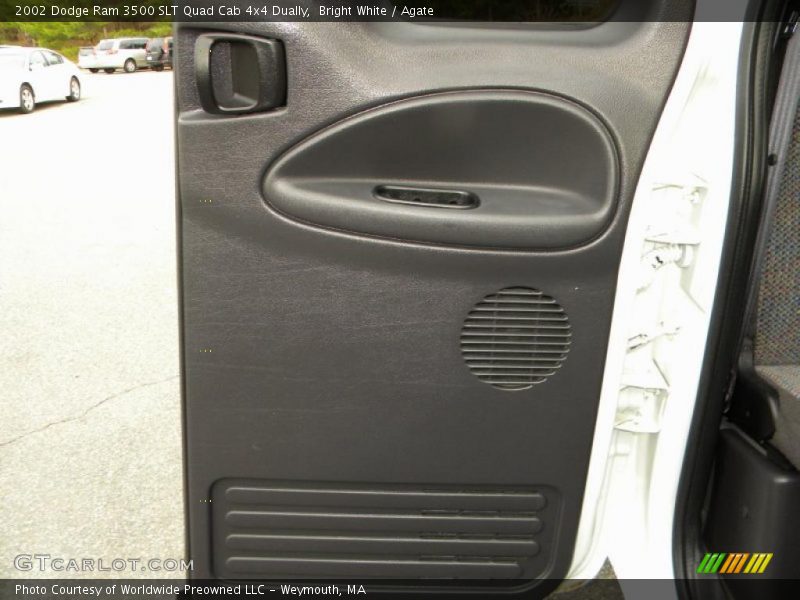 Bright White / Agate 2002 Dodge Ram 3500 SLT Quad Cab 4x4 Dually