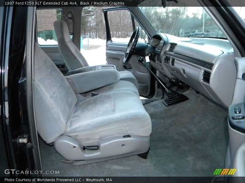  1997 F250 XLT Extended Cab 4x4 Medium Graphite Interior