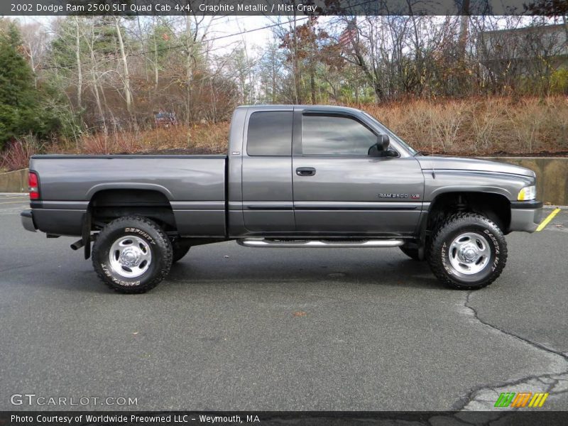  2002 Ram 2500 SLT Quad Cab 4x4 Graphite Metallic