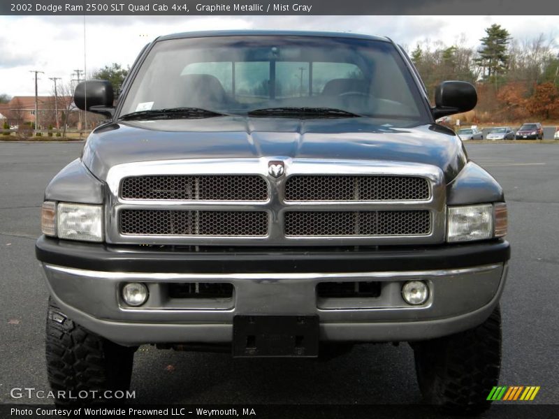 Graphite Metallic / Mist Gray 2002 Dodge Ram 2500 SLT Quad Cab 4x4