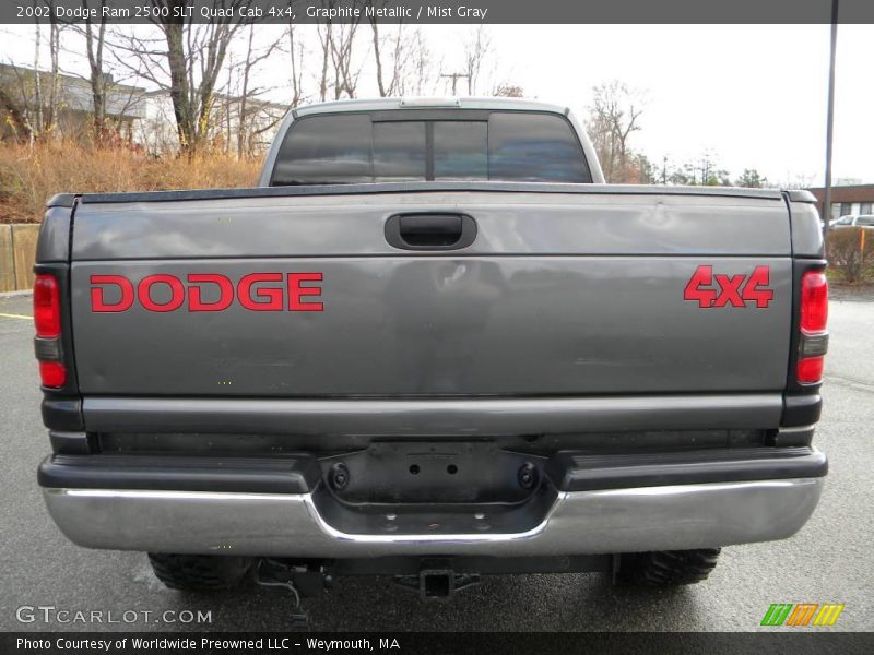  2002 Ram 2500 SLT Quad Cab 4x4 Graphite Metallic