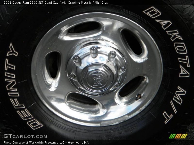 Graphite Metallic / Mist Gray 2002 Dodge Ram 2500 SLT Quad Cab 4x4