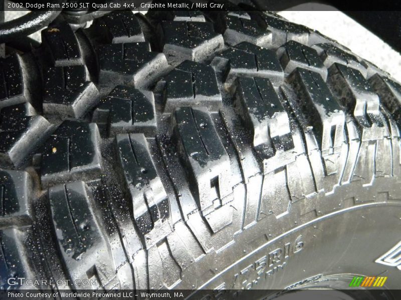 Graphite Metallic / Mist Gray 2002 Dodge Ram 2500 SLT Quad Cab 4x4