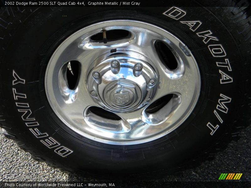Graphite Metallic / Mist Gray 2002 Dodge Ram 2500 SLT Quad Cab 4x4