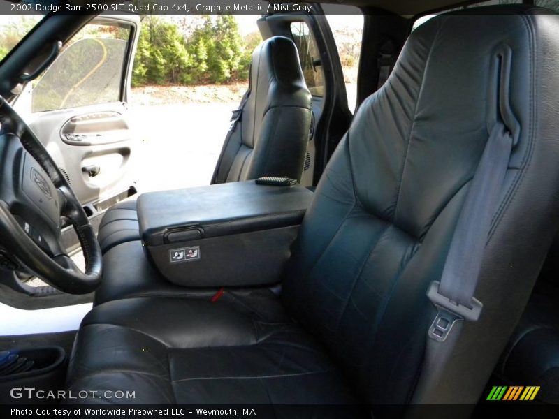 Graphite Metallic / Mist Gray 2002 Dodge Ram 2500 SLT Quad Cab 4x4