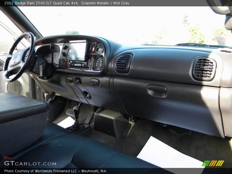 Graphite Metallic / Mist Gray 2002 Dodge Ram 2500 SLT Quad Cab 4x4