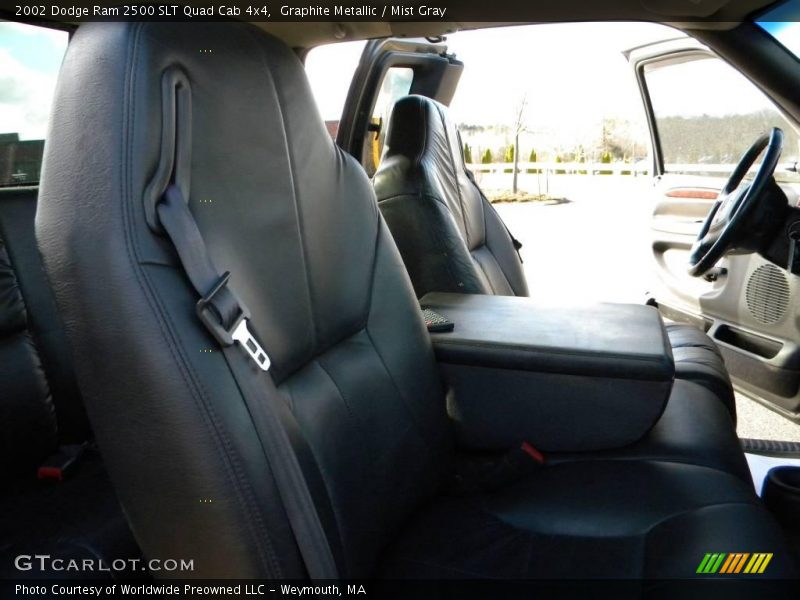 Graphite Metallic / Mist Gray 2002 Dodge Ram 2500 SLT Quad Cab 4x4