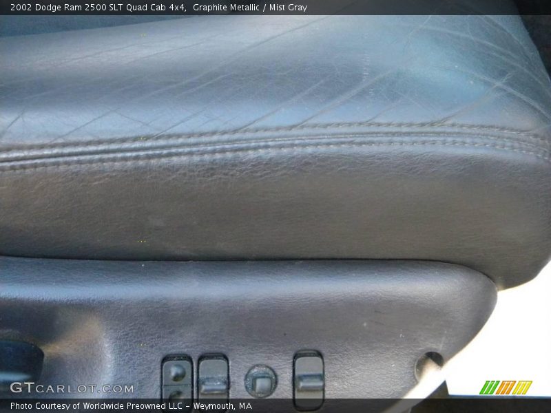 Graphite Metallic / Mist Gray 2002 Dodge Ram 2500 SLT Quad Cab 4x4