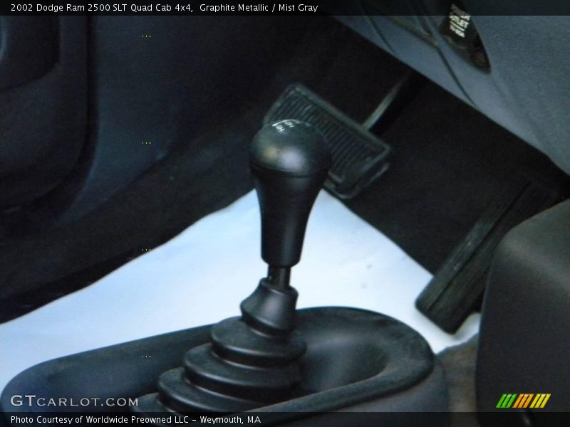 Graphite Metallic / Mist Gray 2002 Dodge Ram 2500 SLT Quad Cab 4x4