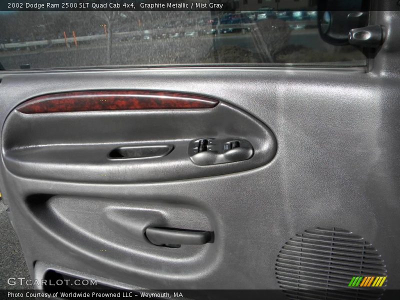 Graphite Metallic / Mist Gray 2002 Dodge Ram 2500 SLT Quad Cab 4x4