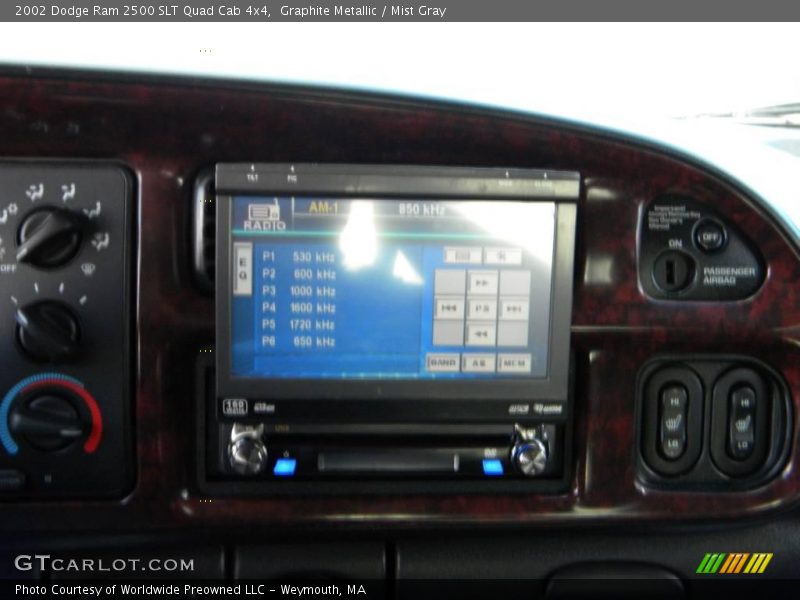 Graphite Metallic / Mist Gray 2002 Dodge Ram 2500 SLT Quad Cab 4x4