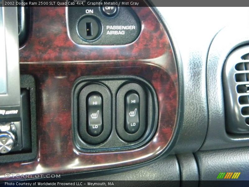 Graphite Metallic / Mist Gray 2002 Dodge Ram 2500 SLT Quad Cab 4x4