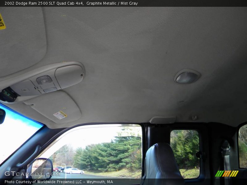 Graphite Metallic / Mist Gray 2002 Dodge Ram 2500 SLT Quad Cab 4x4