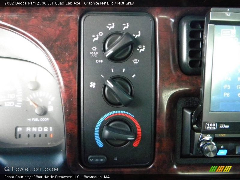 Graphite Metallic / Mist Gray 2002 Dodge Ram 2500 SLT Quad Cab 4x4