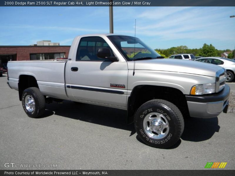 Light Driftwood Satin Glow / Mist Gray 2000 Dodge Ram 2500 SLT Regular Cab 4x4