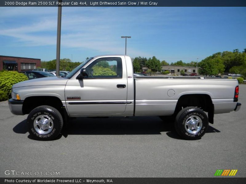 Light Driftwood Satin Glow / Mist Gray 2000 Dodge Ram 2500 SLT Regular Cab 4x4