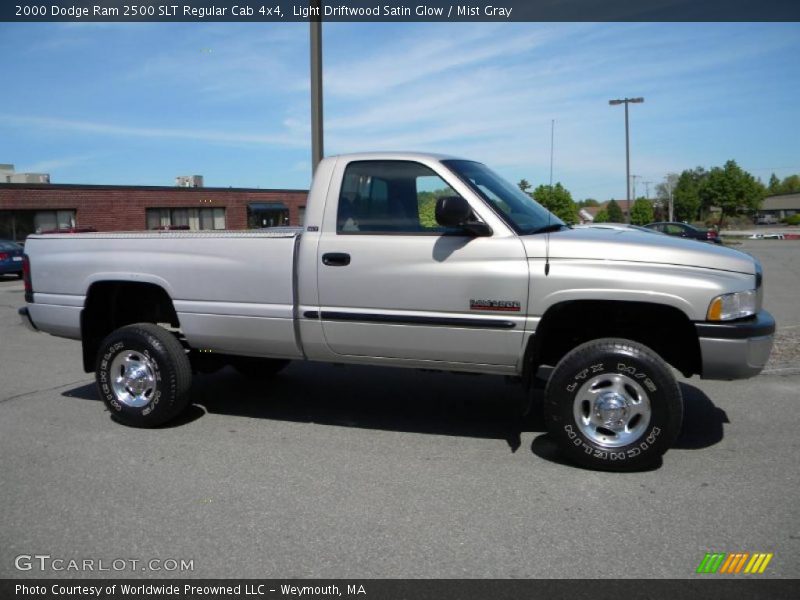 Light Driftwood Satin Glow / Mist Gray 2000 Dodge Ram 2500 SLT Regular Cab 4x4