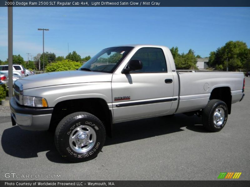 Light Driftwood Satin Glow / Mist Gray 2000 Dodge Ram 2500 SLT Regular Cab 4x4