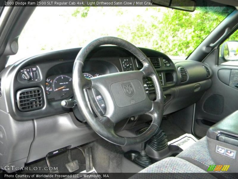 Mist Gray Interior - 2000 Ram 2500 SLT Regular Cab 4x4 
