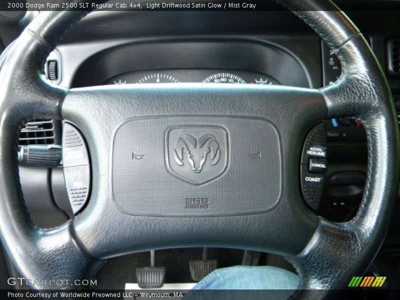 Light Driftwood Satin Glow / Mist Gray 2000 Dodge Ram 2500 SLT Regular Cab 4x4