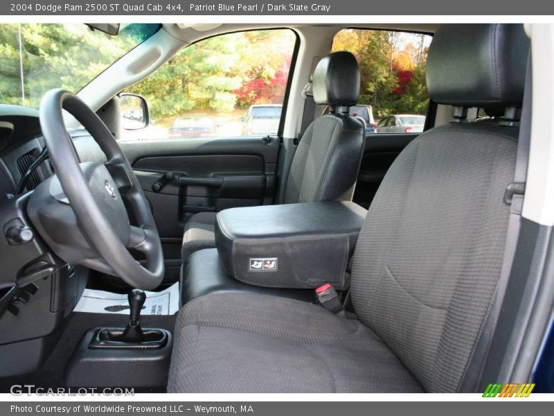 Patriot Blue Pearl / Dark Slate Gray 2004 Dodge Ram 2500 ST Quad Cab 4x4