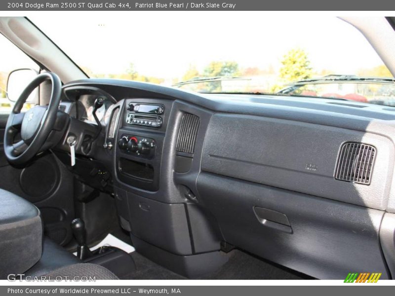 Patriot Blue Pearl / Dark Slate Gray 2004 Dodge Ram 2500 ST Quad Cab 4x4