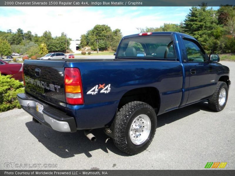 Indigo Blue Metallic / Graphite 2000 Chevrolet Silverado 1500 Regular Cab 4x4