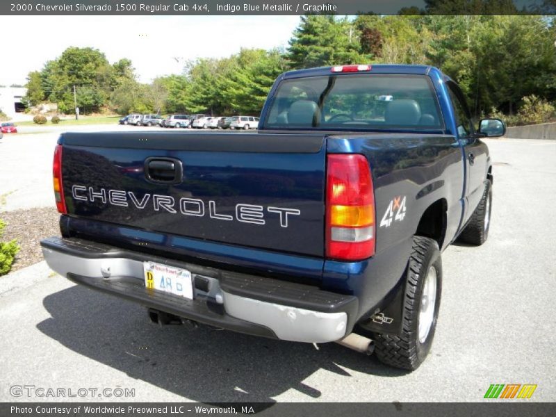 Indigo Blue Metallic / Graphite 2000 Chevrolet Silverado 1500 Regular Cab 4x4