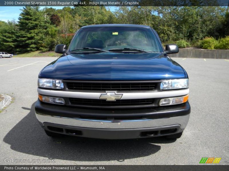 Indigo Blue Metallic / Graphite 2000 Chevrolet Silverado 1500 Regular Cab 4x4