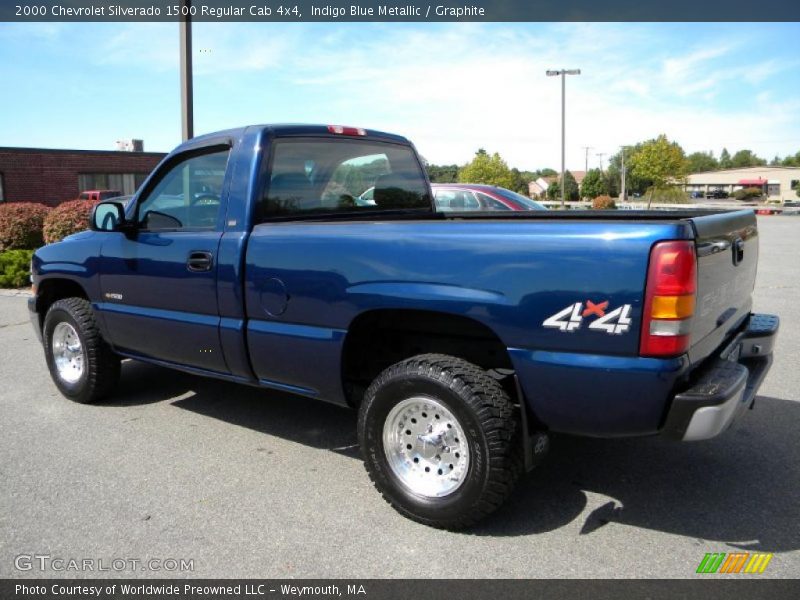 Indigo Blue Metallic / Graphite 2000 Chevrolet Silverado 1500 Regular Cab 4x4