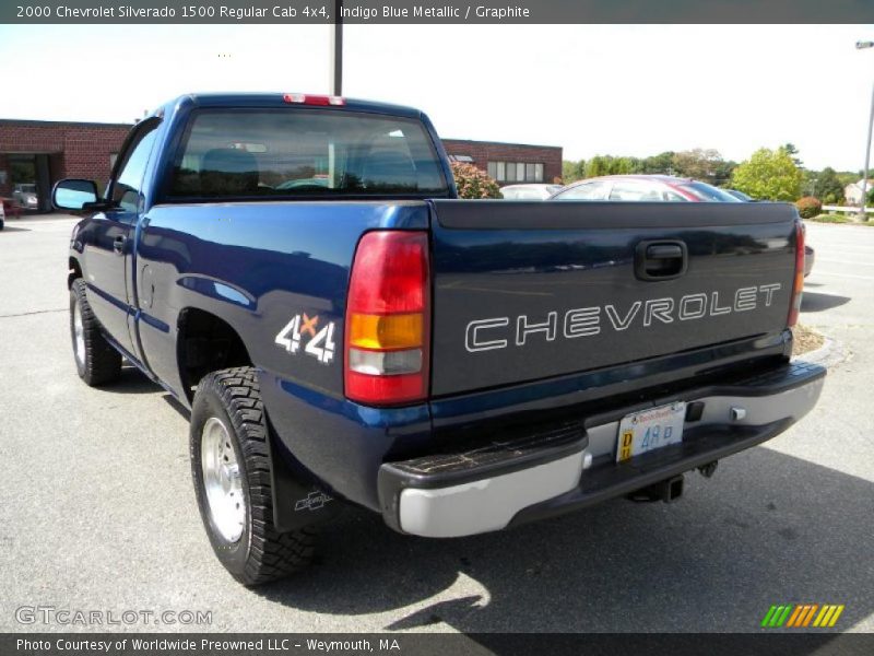 Indigo Blue Metallic / Graphite 2000 Chevrolet Silverado 1500 Regular Cab 4x4