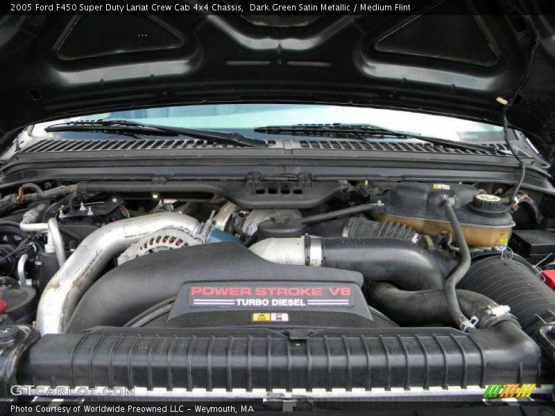  2005 F450 Super Duty Lariat Crew Cab 4x4 Chassis Engine - 6.0 Liter OHV 32-Valve Power Stroke Turbo Diesel V8