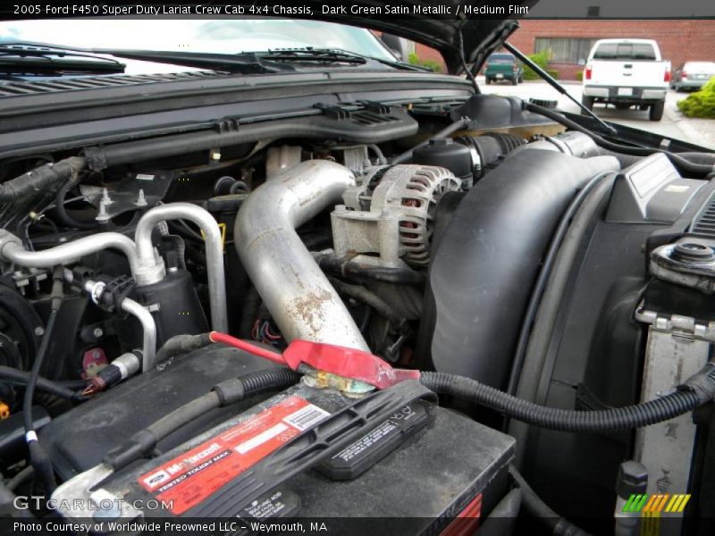  2005 F450 Super Duty Lariat Crew Cab 4x4 Chassis Engine - 6.0 Liter OHV 32-Valve Power Stroke Turbo Diesel V8