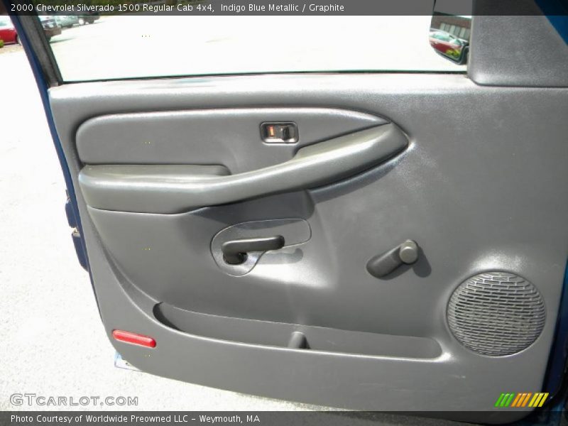 Indigo Blue Metallic / Graphite 2000 Chevrolet Silverado 1500 Regular Cab 4x4