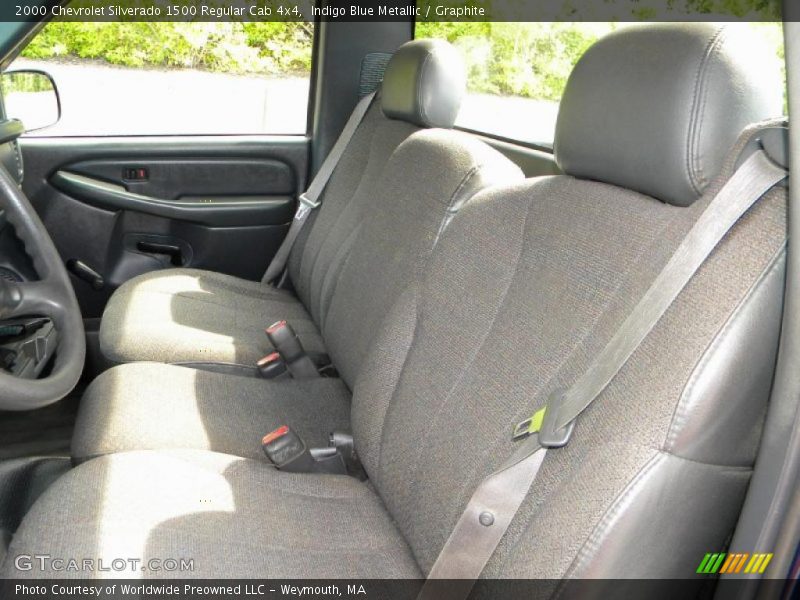 Indigo Blue Metallic / Graphite 2000 Chevrolet Silverado 1500 Regular Cab 4x4