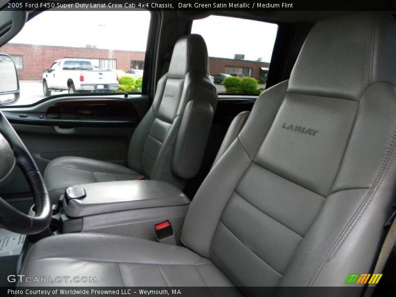  2005 F450 Super Duty Lariat Crew Cab 4x4 Chassis Medium Flint Interior
